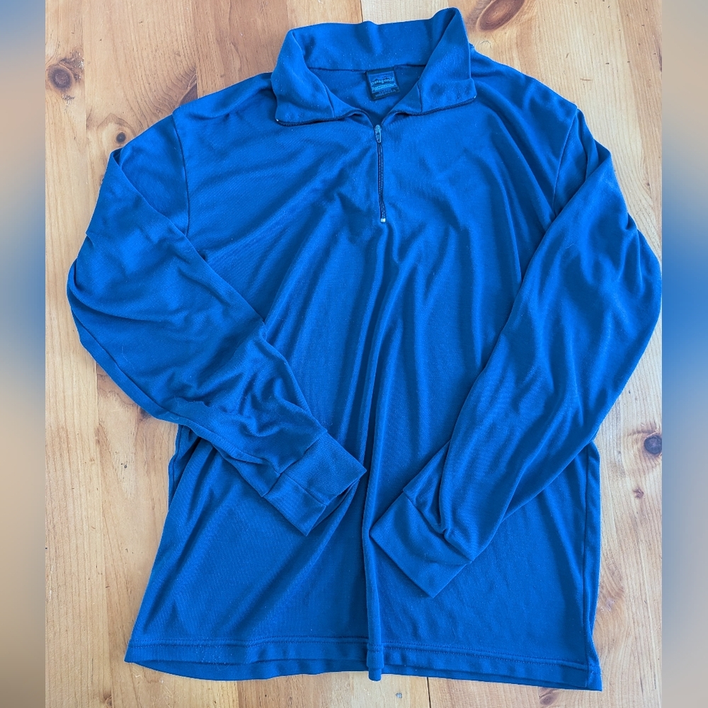 Patagonia Capilene Blue Shirt